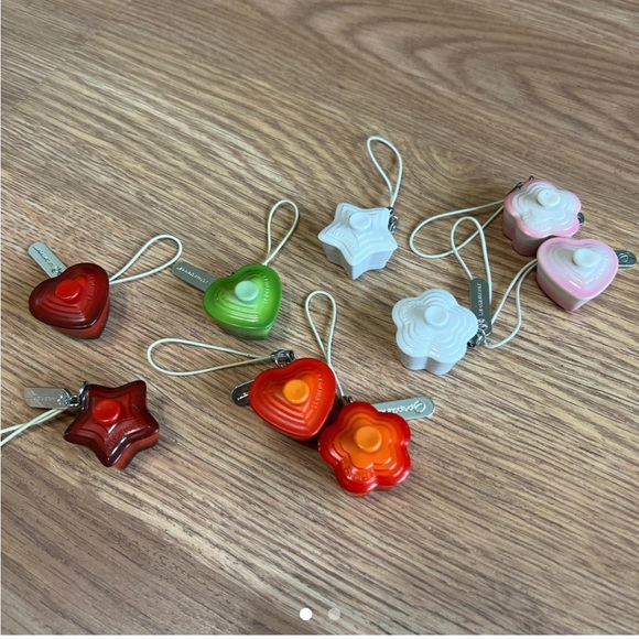 Le Creuset Accessories - Japan exclusive Le Creuset mini charms  9 in all. 2 for $15